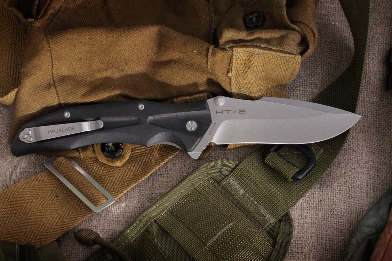 Нож складной Mr.Blade HT-2 (D2 SW, G10 Black)